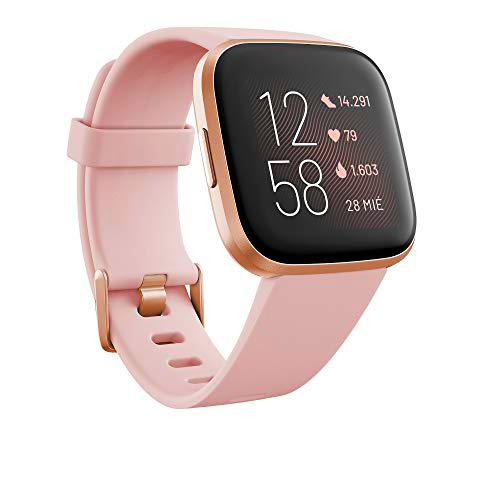 Fitbit Versa 2, Smartwatch con control por voz, puntuación del sueño y música