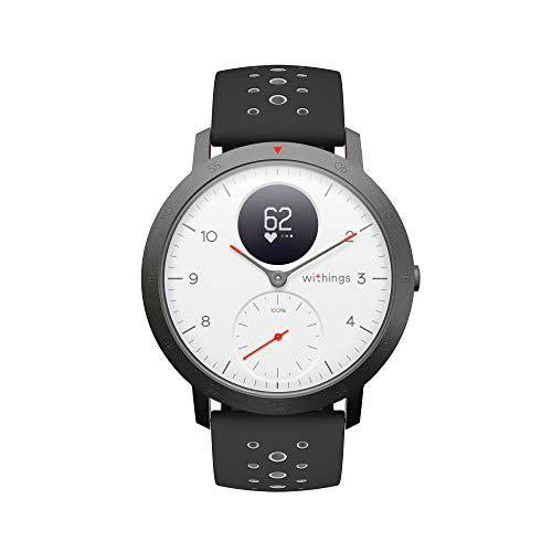 Withings Steel HR Sport - Reloj inteligente híbrido multideporte con GPS