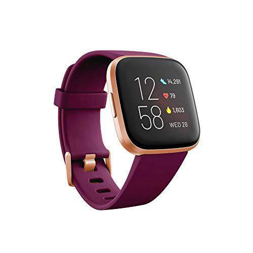 Fitbit Versa 2, Smartwatch con control por voz, puntuación del sueño y música