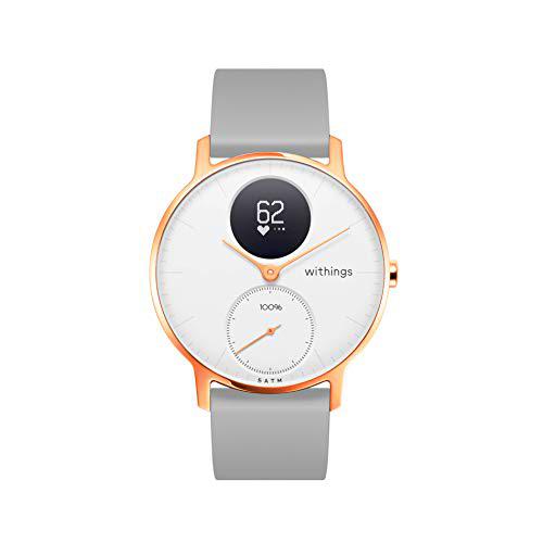 Withings Steel HR - Reloj inteligente híbrido con seguimiento de la actividad por GPS