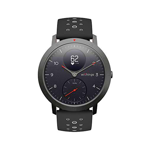 Withings Steel HR Sport - Reloj inteligente híbrido multideporte con GPS