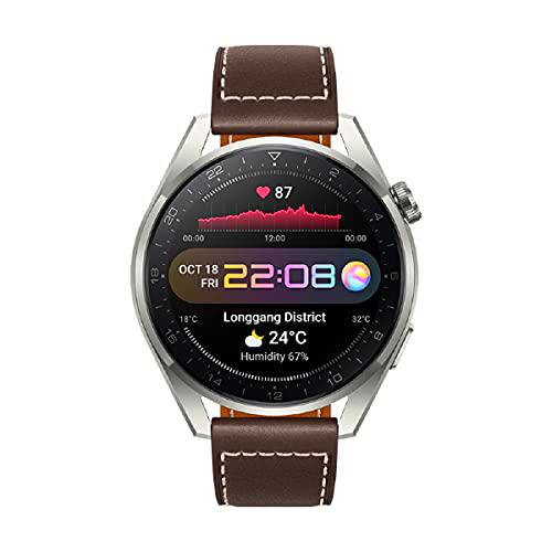 Huawei Reloj 3 Pro Elite - Correa de Cuero Marrón