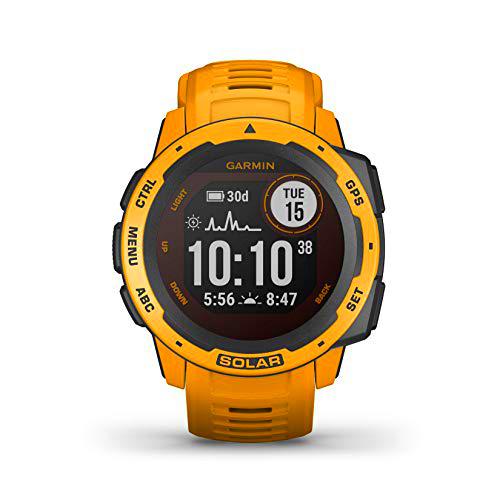 Garmin Instinct Solar, Reloj GPS resistente con carga solar