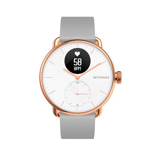 Withings ScanWatch - Reloj inteligente híbrido con ECG