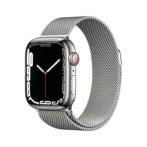 Apple Watch Series 7 (GPS + Cellular) - Caja de Acero Inoxidable en Plata de 41 mm