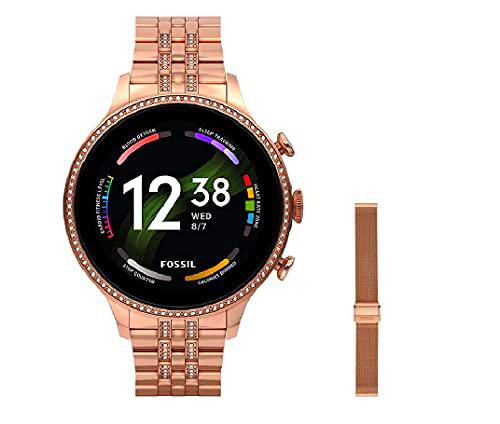 Fossil Connected Smartwatch Gen 6 para Mujer con tecnología Wear OS de Google