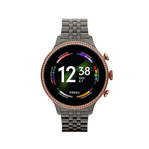 Smartwatch Gen 6 Para Mujer, de Fossil de Acero Inoxidable en Tono Plomizo