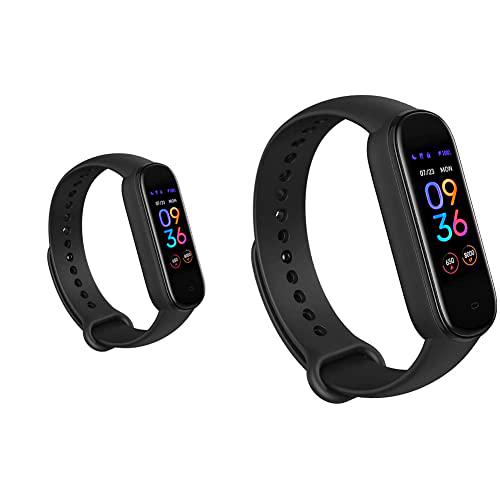 Amazfit S2005OV1N Band 5 - Fitness Tracker Negro (Midnight Black) + Band 5 Pulsera Actividad Inteligente