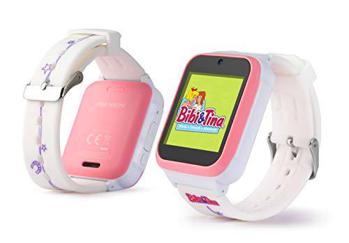 Technaxx Bibi&amp;Tina Kids-Watch - Cuarzo Reloj de Pulsera para niños Blanco, Rosa