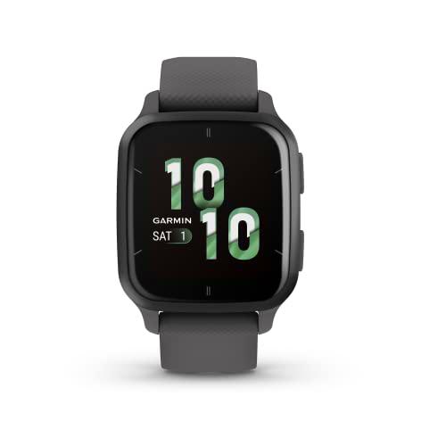 Garmin Venu Sq 2, Reloj Inteligente con GPS, Pantalla AMOLED, Gris