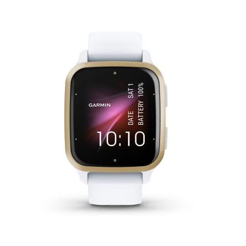 Garmin Venu Sq 2, Reloj Inteligente con GPS, Pantalla AMOLED, Blanco