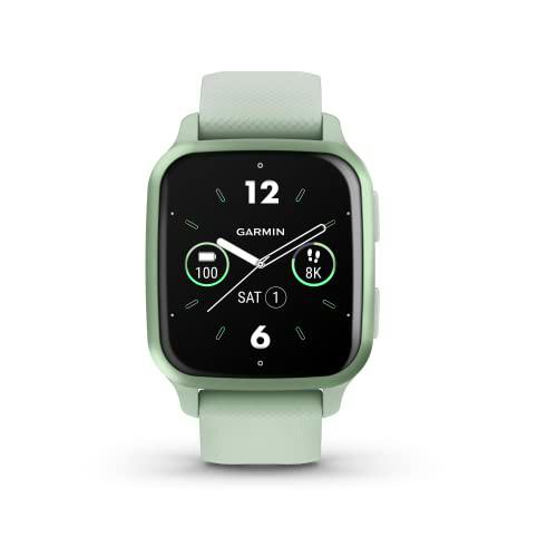 Garmin Venu Sq 2, Reloj Inteligente con GPS, Pantalla AMOLED, Verde