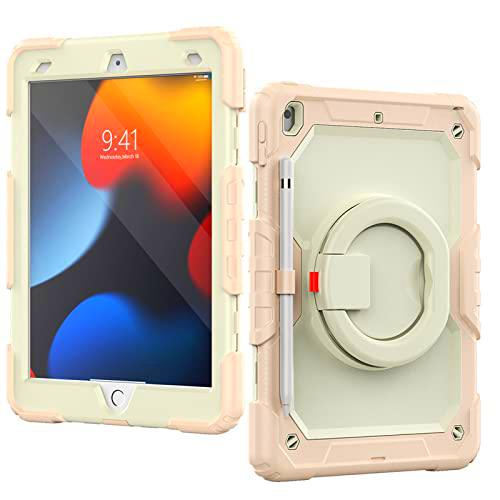 Funda para iPad Mini 6 2021 para niños,Funda Resistente a Prueba de Golpes para iPad Mini 6 con Agarre Giratorio de 360 Funda Resistente con portalápices Integrado para iPad Mini 6.generación de 8,3&quot;