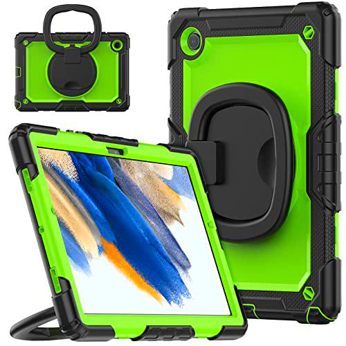 Estuche para Samsung Galaxy Tab A7 Lite con Soporte/Mango Giratorio 360 para Samsung Galaxy Tab A7 Lite 8.7&quot; 2021 (SM-T220/T225) Tablet Cases