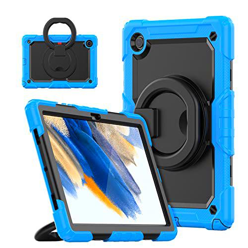 Estuche para Samsung Galaxy Tab A7 Lite con Soporte/Mango Giratorio 360 para Samsung Galaxy Tab A7 Lite 8.7&quot; 2021 (SM-T220/T225) Tablet Cases