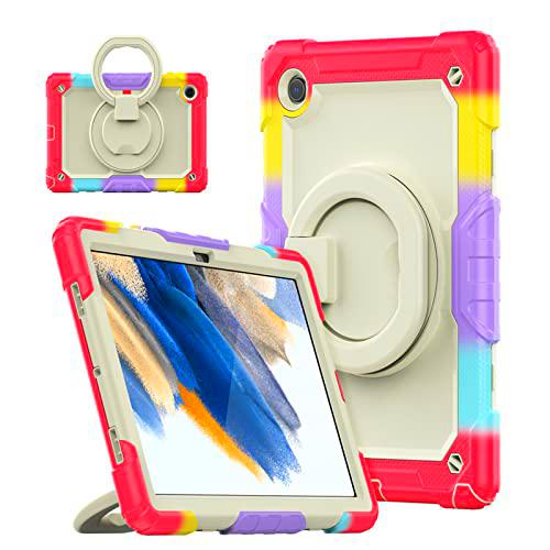 Funda para Samsung Galaxy Tab A8 2022 para niños y niñas con Soporte Giratorio de 360º/Funda con asa de 10,5'' SM-X200/X205/X207 Tablet Cases