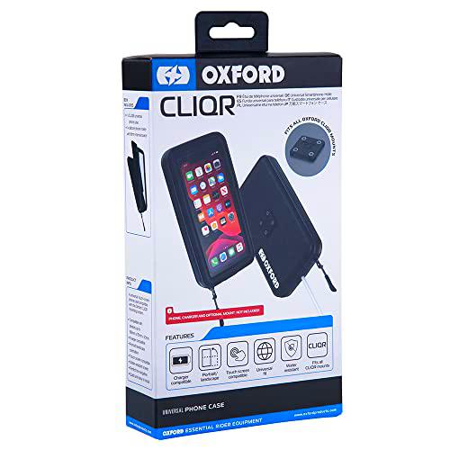 Oxford Products CLIQR - Funda Universal para Moto y Bicicleta, Black