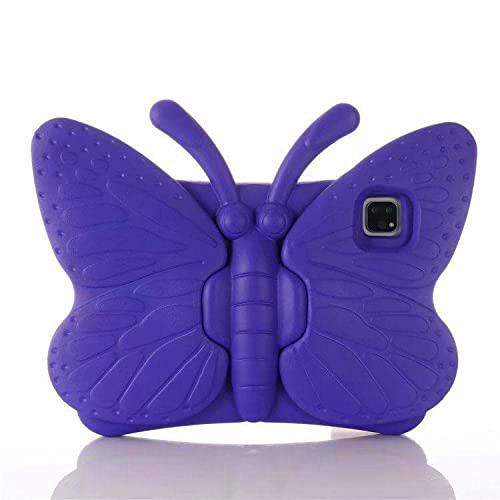 Funda para iPad Pro de 11 Pulgadas, Funda de Silicona con Forma de Mariposa con Soporte para iPad Pro Funda para iPad Pro de 11 Pulgadas para niños (púrpura)