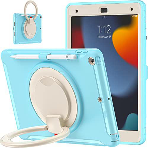 Anewone Funda para iPad 10.2 2019/2020/2021, Protector Resistente de Servicio Pesado