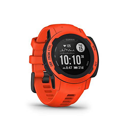 Garmin Instinct 2S - Resistente reloj inteligente con GPS, Rojo