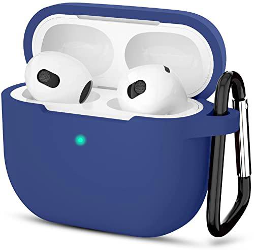 TINSOI Compatible con AirPods 3, Funda Protectora de Silicona para AirPods de Tercera generación 2021