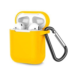 Funda de Silicona para Apple AirPods 2 y 1, Funda para Airpods Funda de Silicona protección contra Golpes [Visible frontalmente]