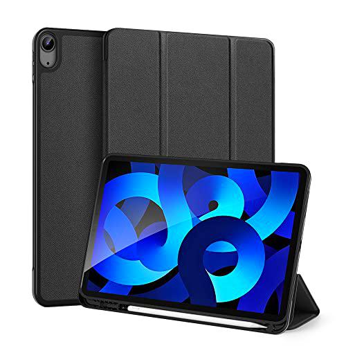 Funda para iPad Air 5.ª/4.ª generación 2022/2020 de 10,9 Pulgadas con portalápices [Compatible con iPad 2.ª Carga de lápiz y Touch ID]