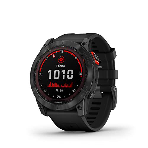 Garmin Fenix 7x, Reloj Deportivo Inteligente Unisex Adulto, Negro, 0