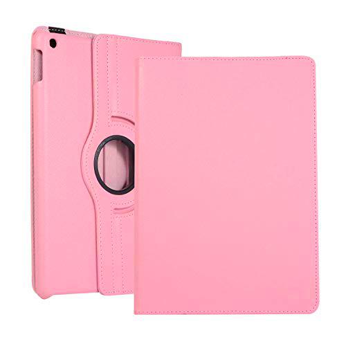 WANWANE Funda para iPad de 10,2 Pulgadas, Compatible con iPad de 9.ª generación 2021/iPad de 8.ª generación 2020/iPad de 7.ª generación 2019 con activación automática (Rosa)