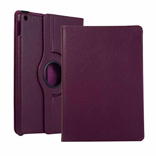 WANWANE Funda para iPad de 10,2 Pulgadas, Compatible con iPad de 9.ª generación 2021/iPad de 8.ª generación 2020/iPad de 7.ª generación 2019 con activación automática (Morado)