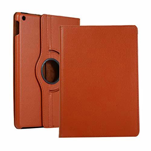 WANWANE Funda para iPad de 10,2 Pulgadas, Compatible con iPad de 9.ª generación 2021/iPad de 8.ª generación 2020/iPad de 7.ª generación 2019 con activación automática (marrón)