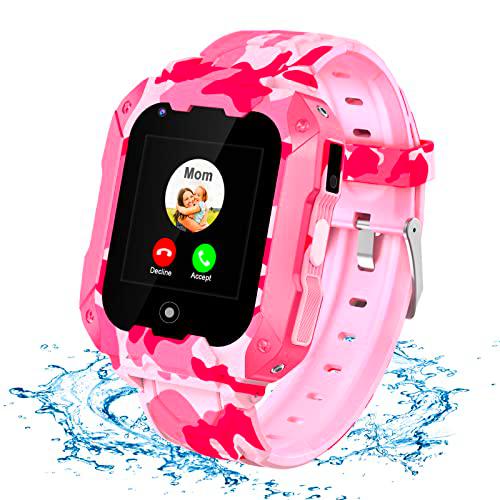 LiveGo Reloj Inteligente para Niños, 4G Secure Smartwatch con Estuche Desmontable