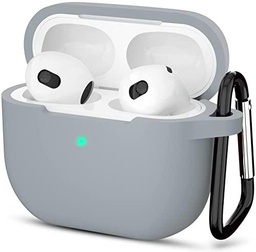 TINSOI Compatible con AirPods 3, Funda Protectora de Silicona para AirPods de Tercera generación 2021