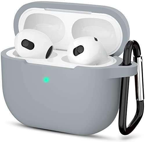 TINSOI Compatible con AirPods 3, Funda Protectora de Silicona para AirPods de Tercera generación 2021