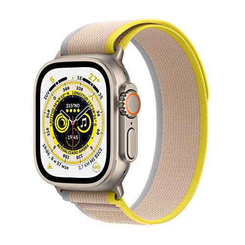 Apple Watch Ultra (GPS + Cellular, 49mm) Reloj Inteligente con Caja de Titanio