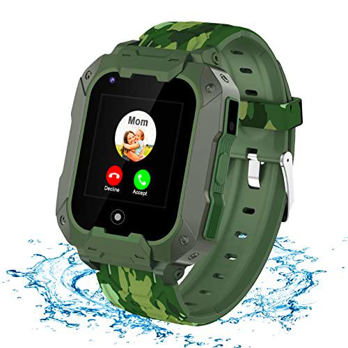 OKYUK 4G Reloj Inteligente para niños, 2022 Smart Watch Seguro a Prueba de Agua