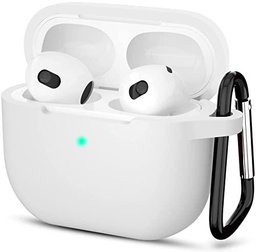 TINSOI Compatible con AirPods 3, Funda Protectora de Silicona para AirPods de Tercera generación 2021