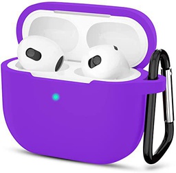 TINSOI Compatible con AirPods 3, Funda Protectora de Silicona para AirPods de Tercera generación 2021