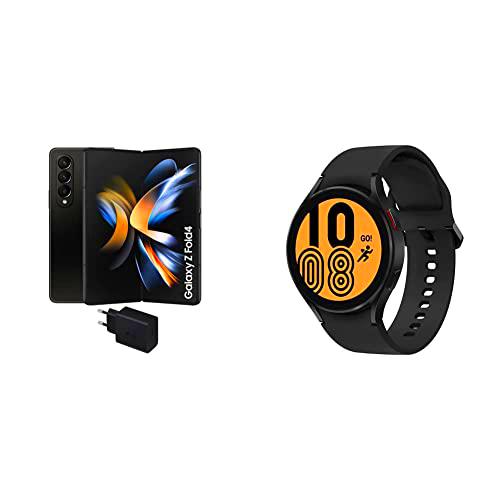 SAMSUNG Galaxy Z Fold4 5G Smartphone Android, Teléfono Móvil Plegable de 256 GB + Cargador ultrarrápido de 45W Galaxy Watch4