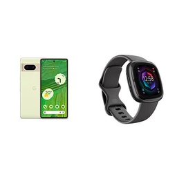 Google Pixel 7 + Fitbit Sense 2 Smartwatch