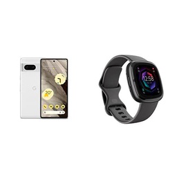 Google Pixel 7 + Fitbit Sense 2 Smartwatch