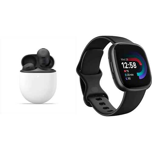 Google Pixel Buds + Fitbit Versa 4 Smartwatch