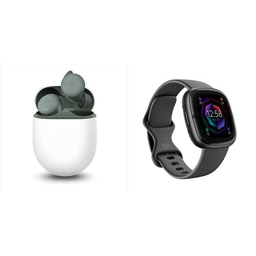 Google Pixel Buds + Fitbit Sense 2 Smartwatch