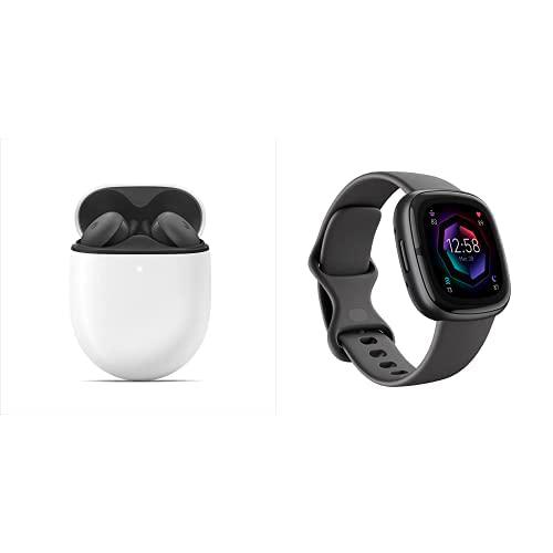 Google Pixel Buds + Fitbit Sense 2 Smartwatch