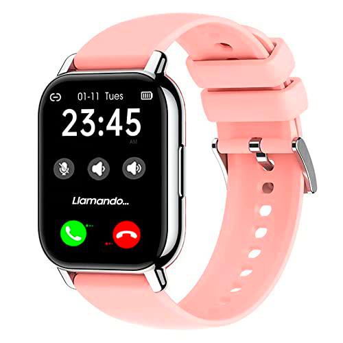 Smartwatch Cool Level Silicona Rosa (Llamadas, Salud, Deporte)