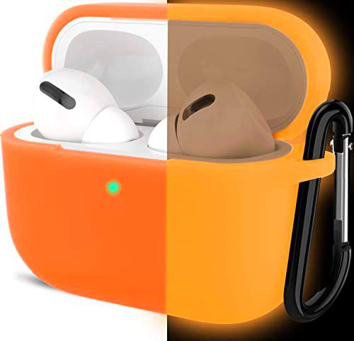 TINSOI Compatible con AirPods Pro, Funda Protectora de Silicona Compatible con AirPods Pro (2019)