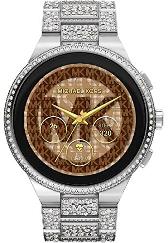 Michael Kors Smartwatch Gen 6 Camille para mujer de acero inoxidable con brazalete de acero inoxidable, MKT5148