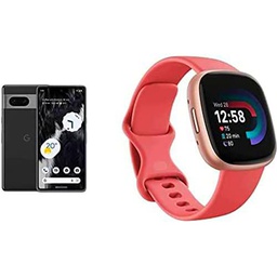 Google Pixel 7 + Fitbit Versa 4 Smartwatch