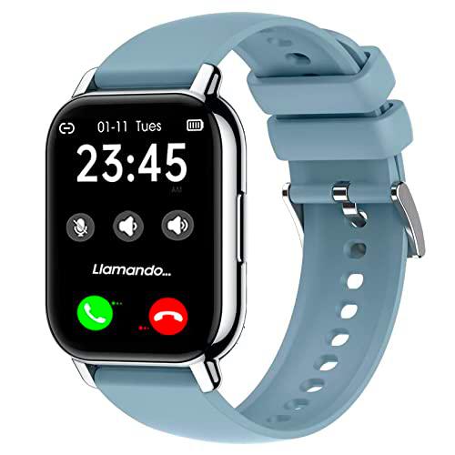 Smartwatch Cool Level Silicona Gris (Llamadas, Salud, Deporte)