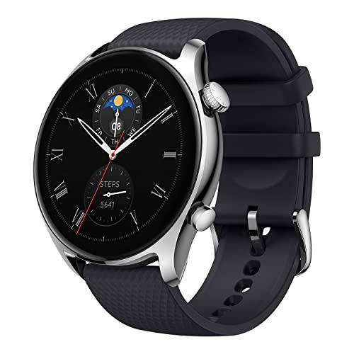 Amazfit GTR 4 Smartwatch para iOS Android Reloj Inteligente de Seguimiento GPS 150 Modos de Deporte Llamadas Telefónicas de Bluetooth Almacenamiento de Música Batería de 14 Días Duración Alexa